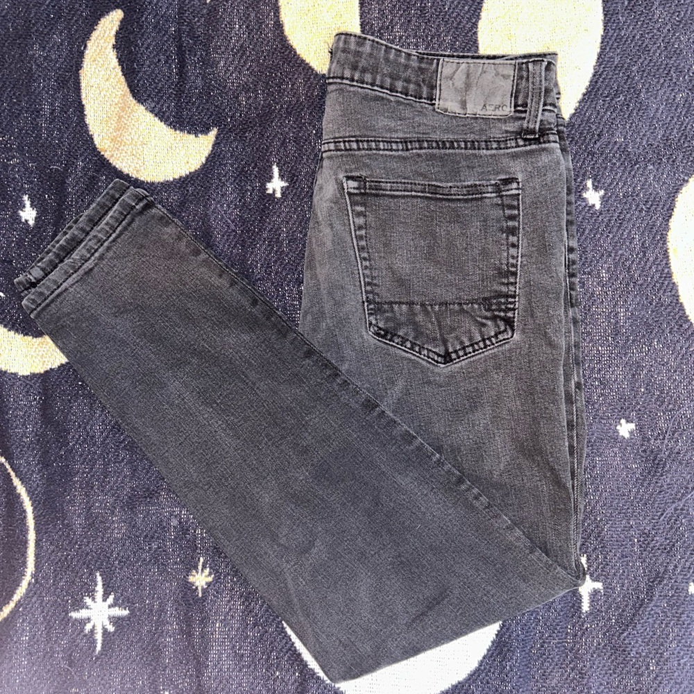 Aeropostale Charcoal Skinny Jeans
